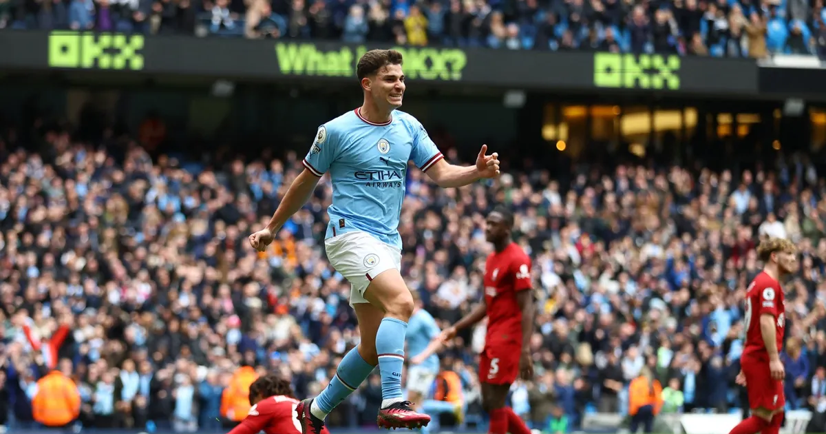 Una actuación memorable de Julián Álvarez para el Manchester City