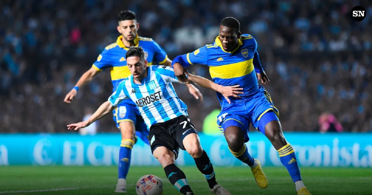 Boca Juniors y Racing Club definen al campeón de Campeones