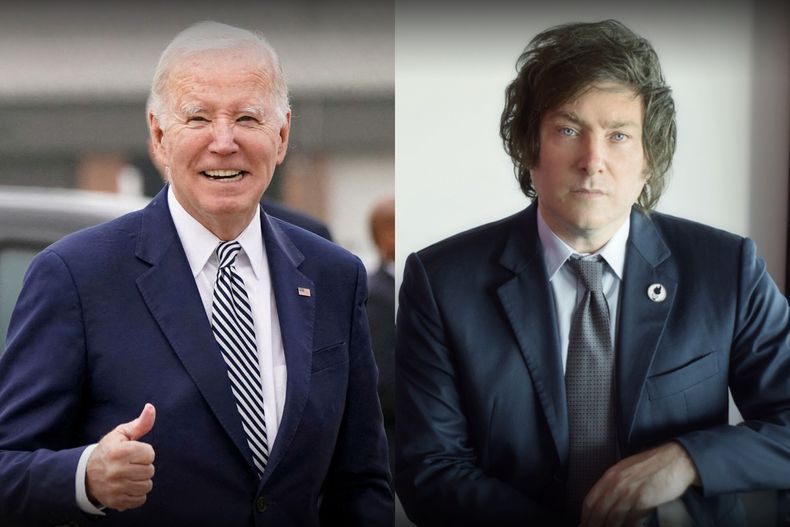 Joe Biden Llam A Javier Milei Para Felicitarlo Por Su Triunfo