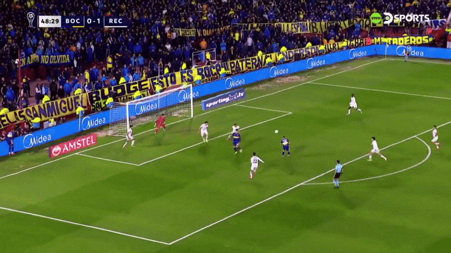 en vivo: boca iguala 1-1 con recoleta por los octavos de la copa sudamericana