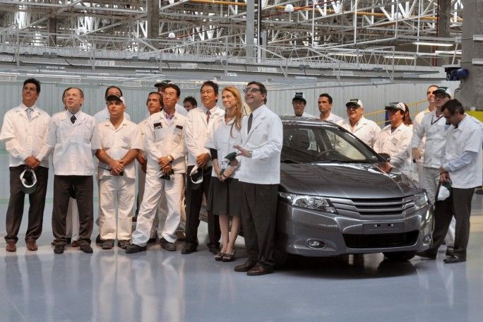 Automotriz industria Honda