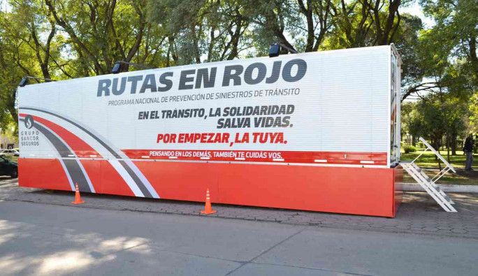 Rutas rojo Sancor Seguros seguridad vial