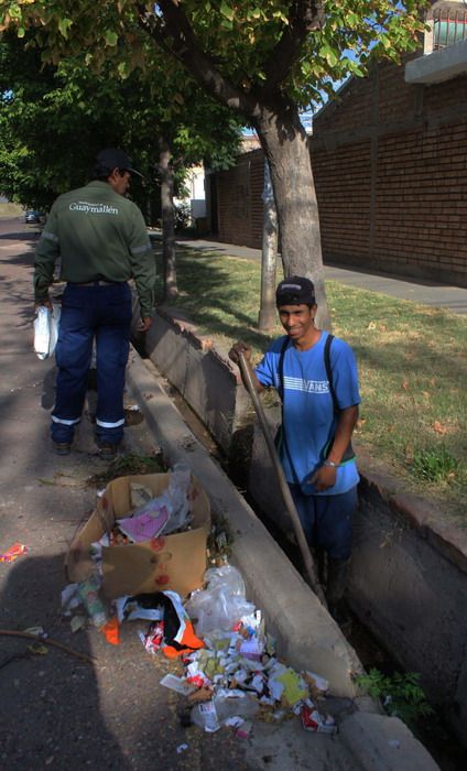 Operativos limpieza en guaymallén