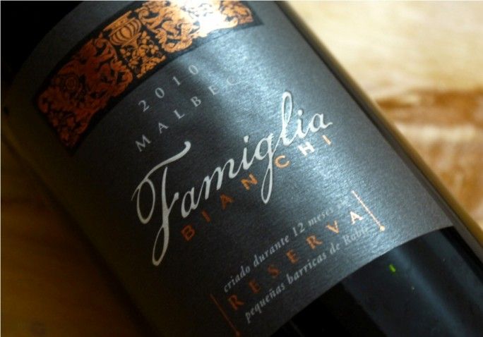 Famiglia Bianchi Reserva Malbec