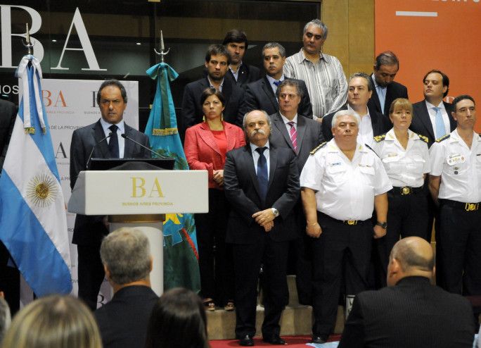 Scioli seguridad Buenos Aires policía