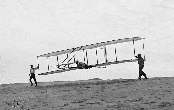 Primer vuelo con los hermanos Wright