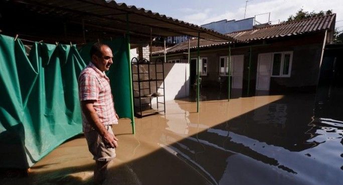 Inundaciones en Rusia