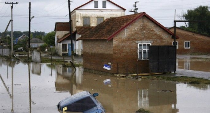 Inundaciones en Rusia