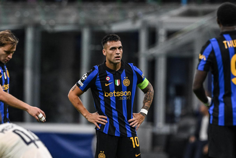 Lautaro Martínez sufrió una lesión muscular después de marcar dos goles ante Brujas por la Champions League.