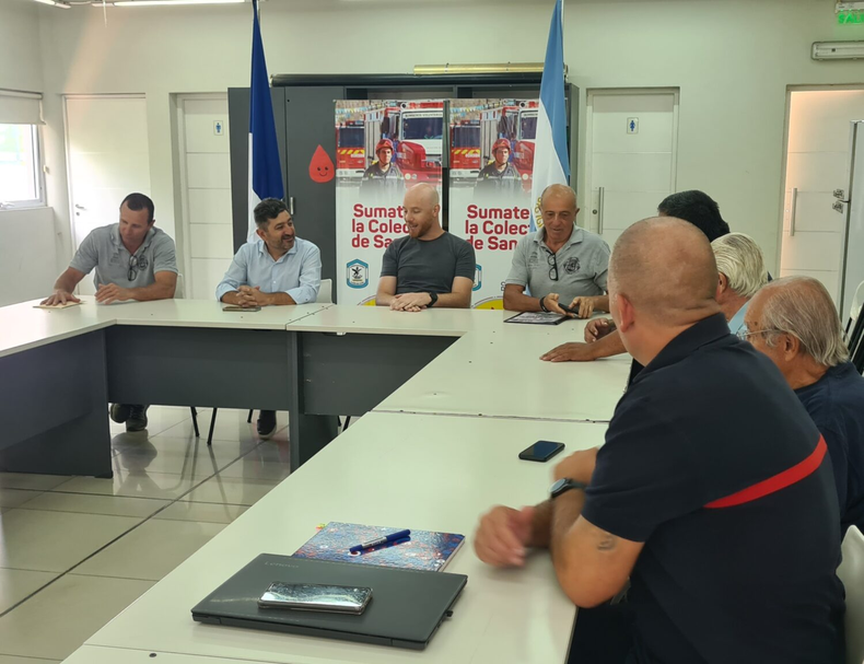 Capacitaron a los Bomberos Voluntarios de Luján de Cuyo.