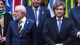 El presidente de Brasil, Luiz Inácio Lula da Silva, y su par de Argentina, Javier Milei.