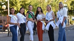 Candidatas a Reina de Vendimia de Malargüe (Foto gentileza Dirección de Cultura).