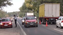 Operativo de seguridad en el Valle de Uco.