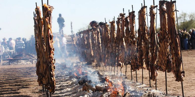 Los famosos costillares de General Alvear -archivo-
