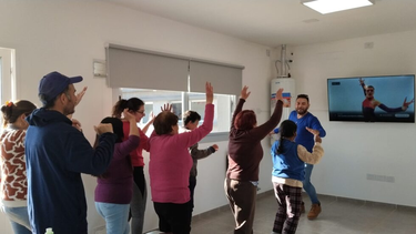 Adultos mayores y un nuevo espacio recreativo en Tunuyán. Adultos mayores y un nuevo espacio recreativo en Tunuyán.