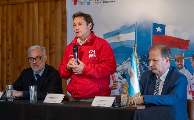El gobernador de la Región del Maule Pedro Álvarez Salamanca cerro esta tarde el Comité de Integración Paso Pehuenche. 