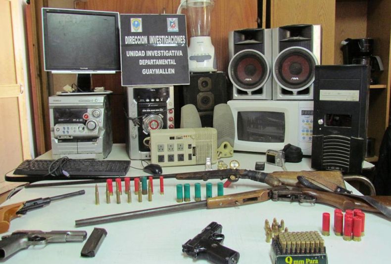 Secuestro tras allanamientos en Guaymallén