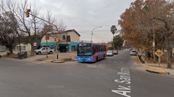 El accidente vial ocurrió en San Martín y Dorrego de Las Heras.&nbsp;