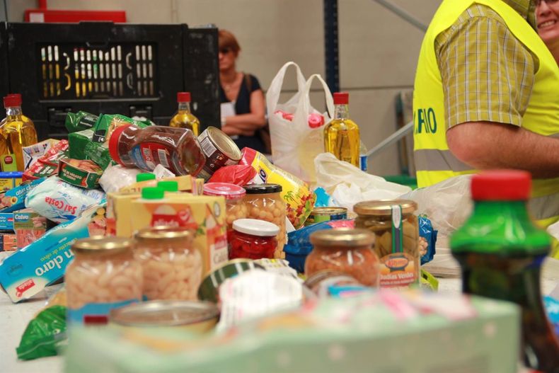 Campaña solidaria del Banco de Alimentos.