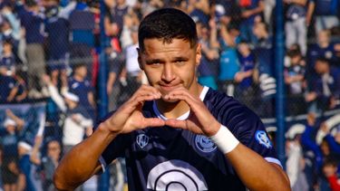 Álex Arce anotó el tanto del Club Sportivo Independiente Rivadavia (Foto: Prensa CSIR).