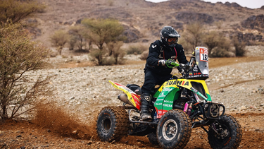 Laisvydas Kancius y su primer triunfo en el Dakar.