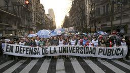 Las universidades marcharán por tercera vez en descontento con las políticas presupuestarias de Javier Milei