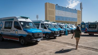 nacion entrego 18 ambulancias nuevas a mendoza
