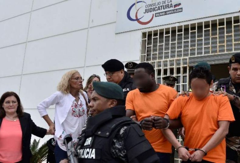 Montañita, juicio, marina, majo, acusados