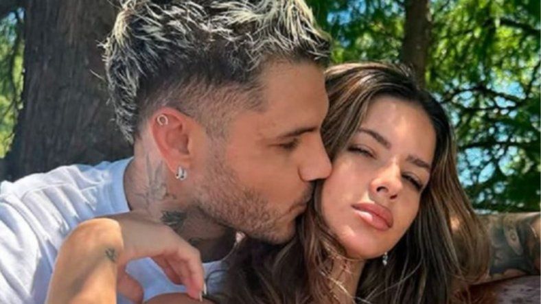 Al final, Mauro Icardi no pasó el Día del Padre con sus hijas pero sí con su novia.