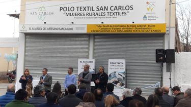 Polo Textil ubicado en Eugenio Bustos. San Carlos