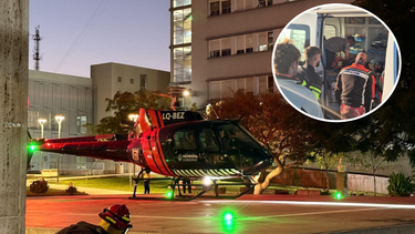 Rescate aéreo en Mendoza: un motociclista sufrió un accidente en el límite con San Juan Rescate aéreo en Mendoza: un motociclista sufrió un accidente en el límite con San Juan