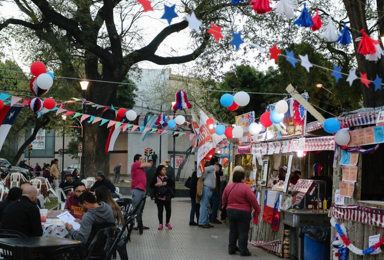 Festejo de independencia chilena