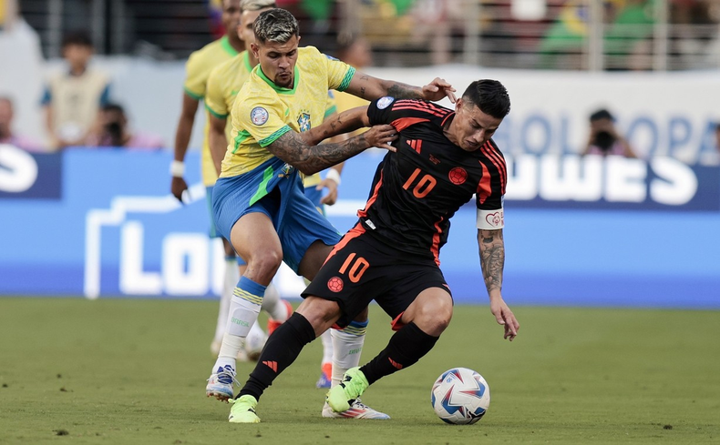 Se define la Copa América 2024 y Colombia le había arrebatado un empate a Brasil en la fase de grupos.
