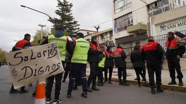 Un grupo de la guardia urbana de la Municipalidad de Las Heras realizó una huelga por la situación salarial. La respuesta de la comuna.