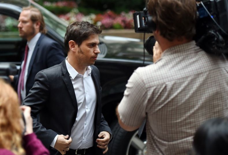 Axel Kicillof en Nueva York