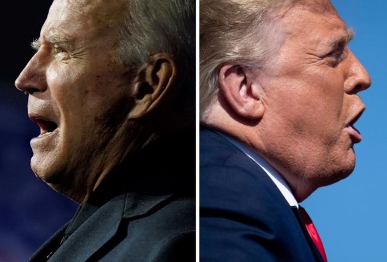Biden y Trump