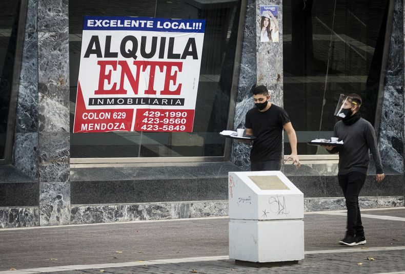 alquileres, alquiler, comercios cerrados, bancos cerrados, coronavirus mendoza, servicio de cafetería