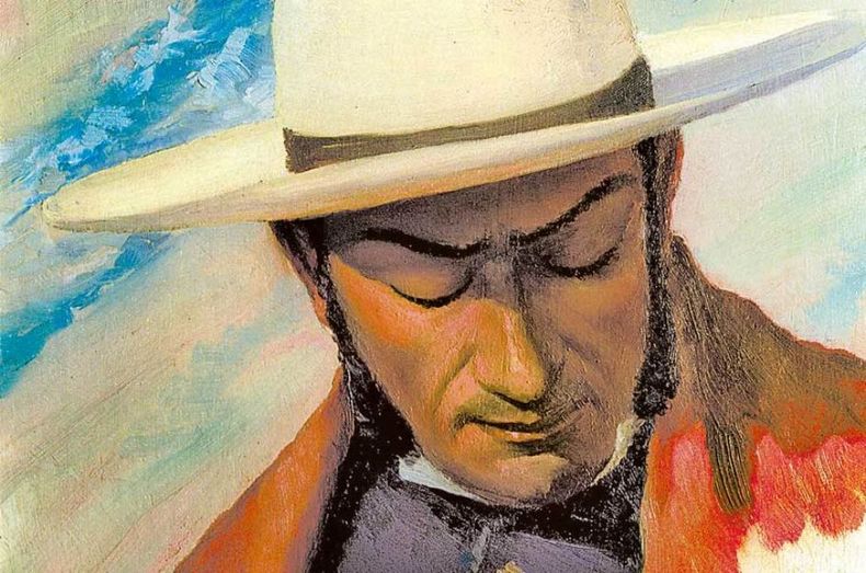 El Paisaje de la Epopeya. Autor: Fidel Roig Matons (c. 1936-1946).&nbsp;Pintor que dedicó años a retratar la gesta sanmartiniana en la cordillera. Su obra destaca por el realismo geográfico de los Andes y una representación humana del General durante el Cruce.