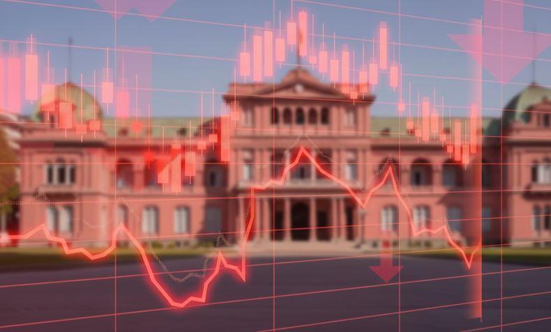 casa rosada grafico riesgo pais
