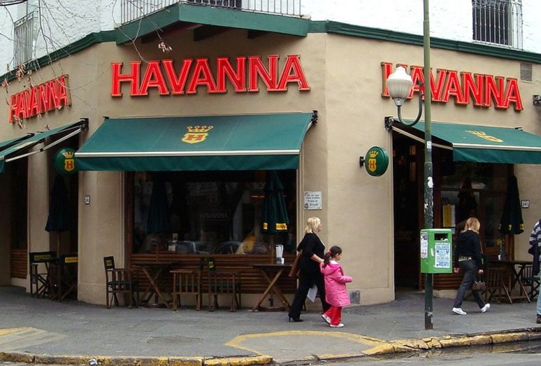 Havanna marca cafetería comercios consumo