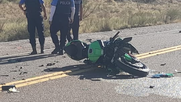 Fuerte choque en Ruta 7 dejó a un motociclista en estado crítico Fuerte choque en Ruta 7 dejó a un motociclista en estado crítico