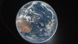 La fotografía histórica desde el espacio y Mendoza incluida en ella.