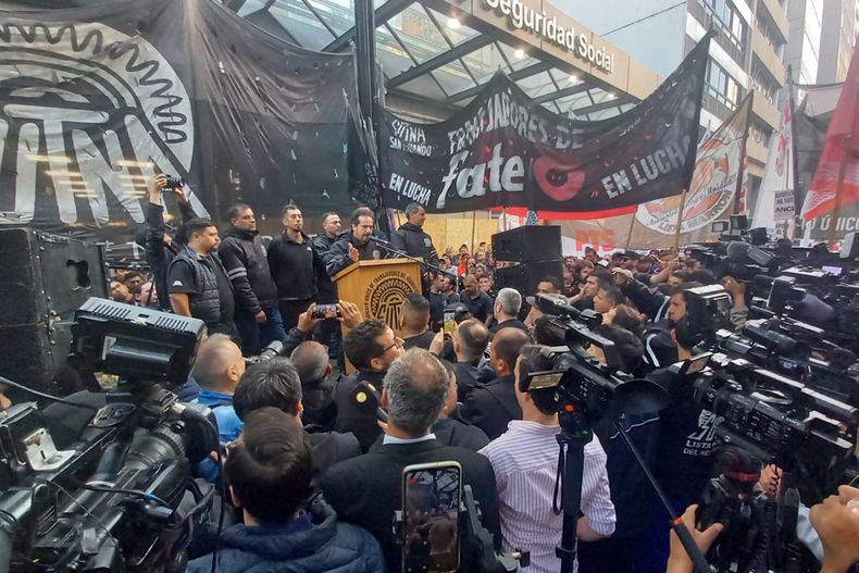 El gremio que nuclea a los trabajadores de FATE encabeza una serie de medidas de fuerza