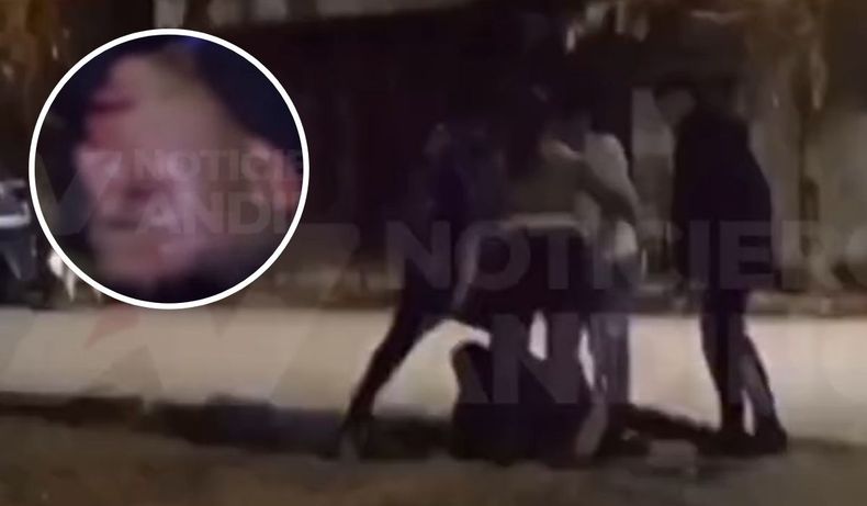 Video: una violenta pelea a la salida de un boliche en General Alvear