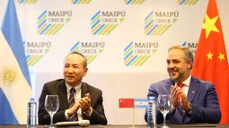 El embajador de Wang Wei se reunió con Stevanato en Maipú y aseguró: China ratifica la soberanía de Argentina en Malvinas.