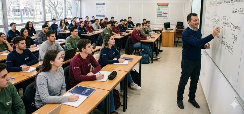 UNCUYO: todo listo para la segunda edición del curso nivelatorio para alumnos mayores de 25 años sin secundario. Imagen creada con IA