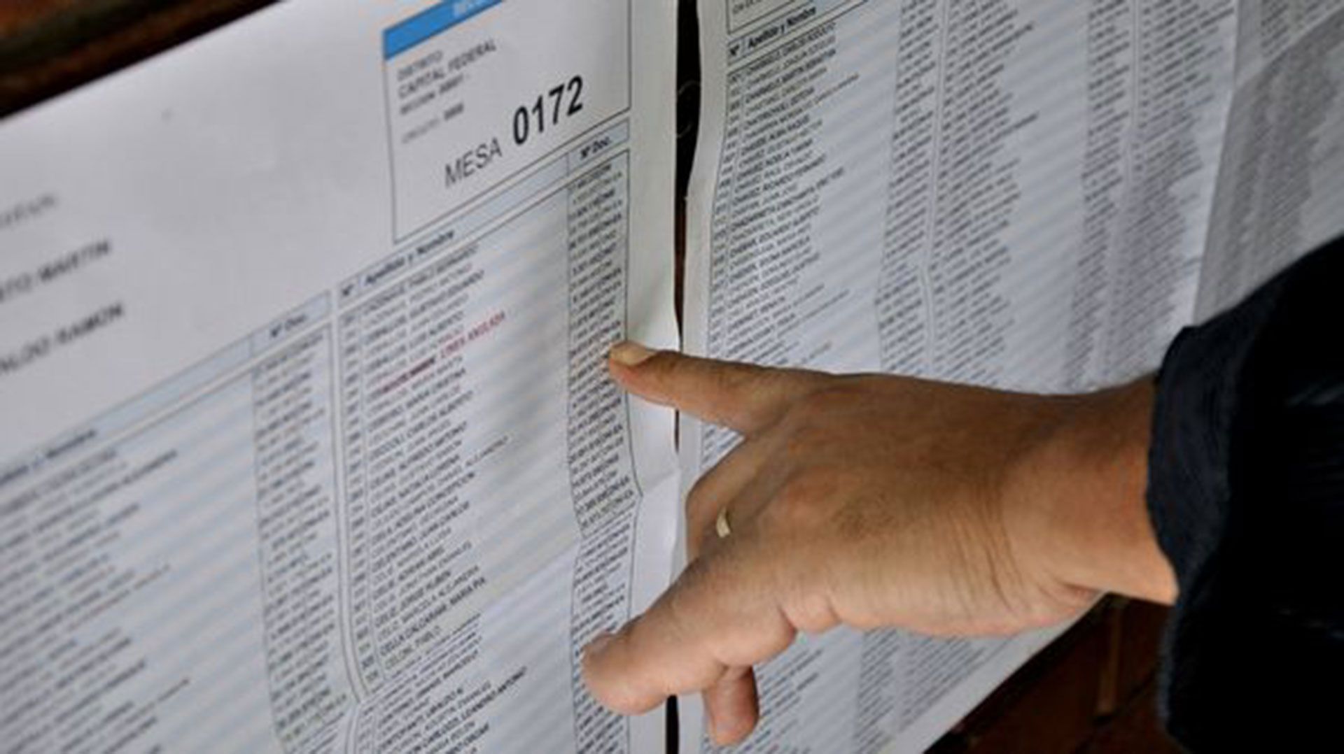Consultá el padrón electoral en San Rafael.&nbsp;