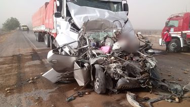 grave accidente vial en san martin: un muerto y varios heridos