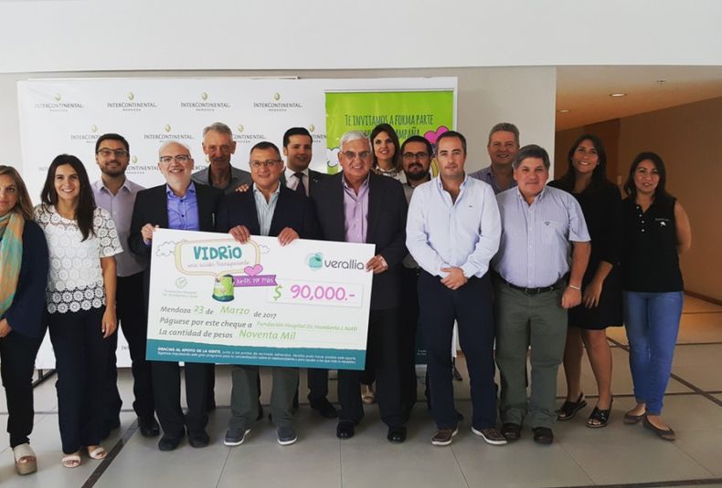 Verallia donación reciclado de vidrio 2017