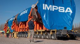 IMPSA reanudará el traslado del reactor.